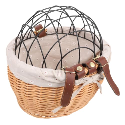 Fahrradkorb fahrradkinderkorb Bike Basket fahrradaccessoires Bike Accessories Tragetasche für Haustiere Hundetragetaschen für kleine Hunde Tasche zum Radfahren Sitzkorb Eisen CORHAD von CORHAD