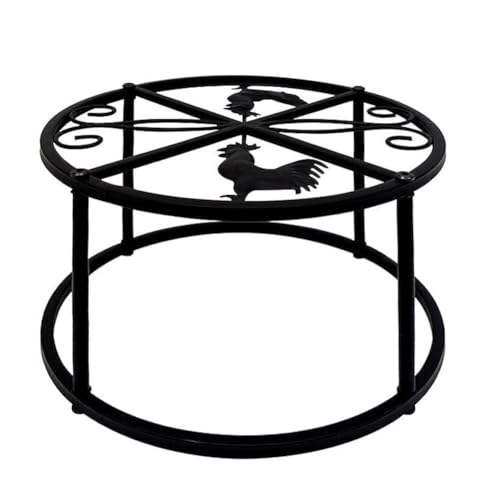 COSINE Ständer aus Metall für Hühner-Futterstation, Futterstation mit 4 Füßen aus Eisen, rostfrei, Halterung für Hühnertränke, einfach zu bedienen von COSINE