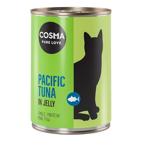 Cosma Original in Jelly 6 x 400 g | Katzenfutter nass | Pazifikthunfisch von COSMA