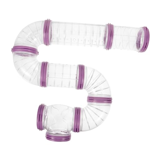 COSMEVIVI DIY Hamster Röhrenset Transparente Verbindungstunnel Für Hamsterkäfige 1 Set Perfekt Für Kreative Käfiggestaltungen Und Spielmöglichkeiten Für Hamster von COSMEVIVI