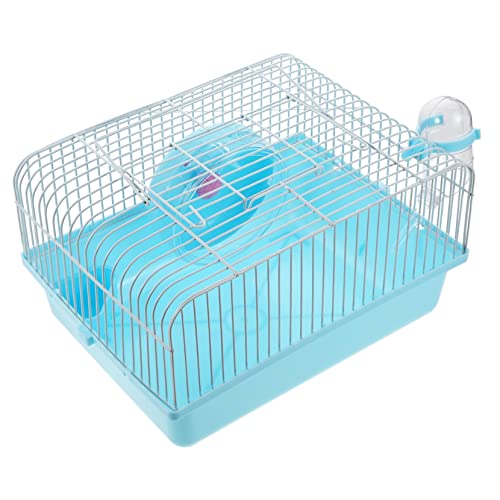 COSMEVIVI 1 Satz Hamsterkäfig tragbare Haustiertasche Igelhütte meerschweinchen lebensraum Hamsternest Hamster käfig Hamster cage Hamster- -Spielzeug Kleiner Haustierkäfig Plastik Blue von COSMEVIVI