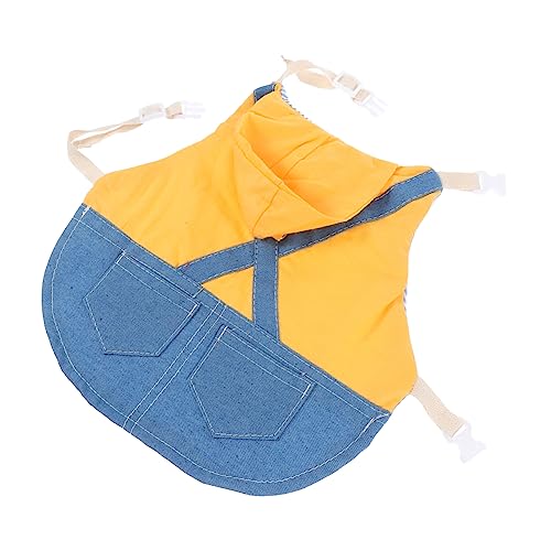 COSMEVIVI 1 Satz Kaninchen Brust Kaninchen-Brustgurt Cami-Aufhänger Katzengeschirr und Leine hasenkostüme Bunny Costume Kaninchendekorversorgung Haustier-Kaninchen-Zubehör Stoff Yellow von COSMEVIVI