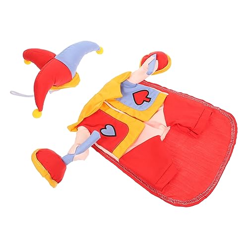 COSMEVIVI 1 Satz Katzen- und Hundebekleidung Katzen-Outfit Welpen-Shirt Dog Costume hundekostüme für Hunde Cartoon schönes Hundekostüm dekoratives Hundekostüm Polyester Baumwolle rot von COSMEVIVI