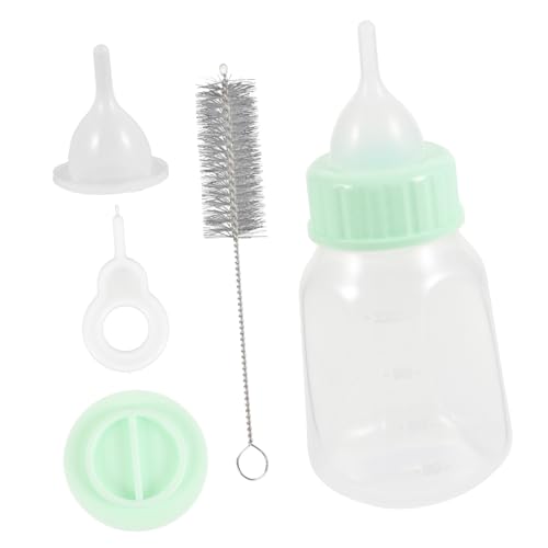 COSMEVIVI 1 Satz Milchflasche Hundeflasche Milchbehälter Für Welpen Welpenflaschen Kleintierbedarf Schnullerflasche Für Haustiere Kätzchenflaschen Zum Stillen Tierpfleger Light Green Plastik von COSMEVIVI