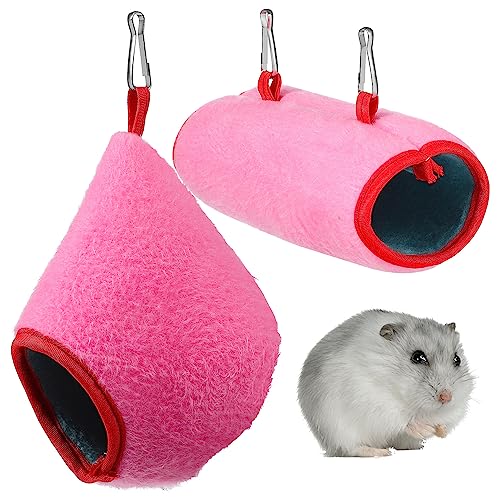 COSMEVIVI 1 Satz Schlafbett Hamster Winternest Ruhetunnel Für Haustiere Hängendes Hamsterhaus Hamstermuschelnester Hamster-Tunnel-Spielzeug Hamsterspielzeug Zum Aufhängen Baumwolle von COSMEVIVI