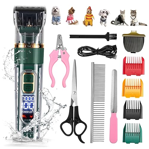 COSMEVIVI 1 Satz Tierhaarschneider-Set Hundepflegeschere Die Katze Einteilige Haarschneidemaschine Trimmer-Clipper Haarschneidemaschine Für Hunde Katzenanzug Hundepflegeausrüstung Metall von COSMEVIVI