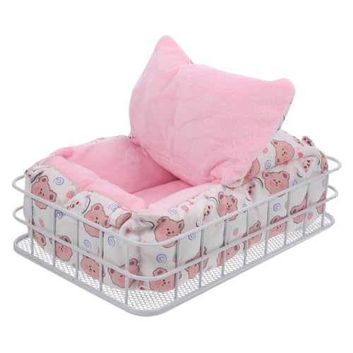 COSMEVIVI 1 Set Meerschweinchen Hängematte Aus Metall Kaninchenbett Hamster Winter Warmbett Hamster Hängematte Zuckergleiter Hängekorb Haustier Hängeschlafsack Kleine Tiere von COSMEVIVI