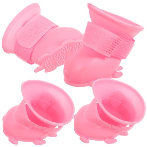 COSMEVIVI 1 Set Regenstiefel Für Haustiere Wasserstiefel Welpenstiefel Katzenstiefel Winter Warme Hundeschuhe Hundeschuhe Für Schnee Hundesockenschuhe rutschfeste Hundestiefel von COSMEVIVI