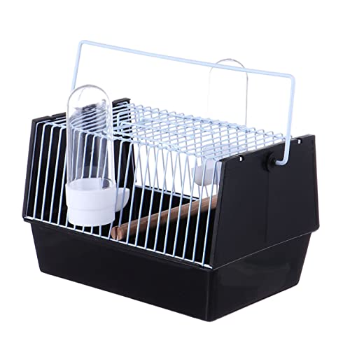 COSMEVIVI 1 x Vogelkäfig Vogelkäfig Vogelkäfig Netz Hängender Vogelkäfig Lovebird Käfig Vogelkäfig für Papageien Vogeltasche Vogelreise Ausflug Papageienkäfig Nymphensittiche Outdoor Carrier Eisen von COSMEVIVI