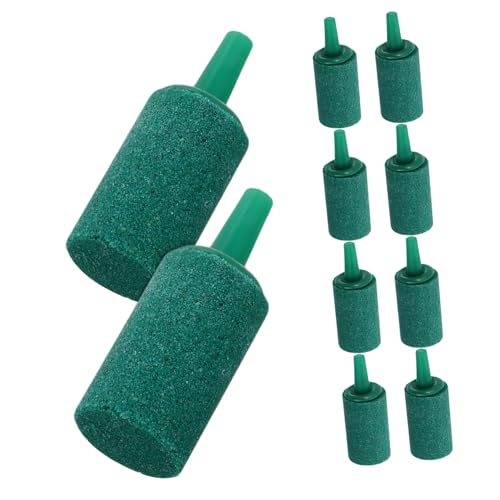 COSMEVIVI Aquarium Luftsprudler Streifen 10 Stück Sauerstoffpumpe Airstones Für Aquarium Kleiner Zylinder Bubbler Air Stones Set von COSMEVIVI