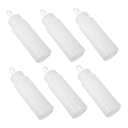 COSMEVIVI 12 STK Milchflasche Für Lämmer Babyflasche Für Erwachsene Futterspender Flaschenfütterer Für Ziegenmilch Schafe Mit Der Flasche Füttern Futtereimer Für Lämmer Lamm Plastik Weiß von COSMEVIVI