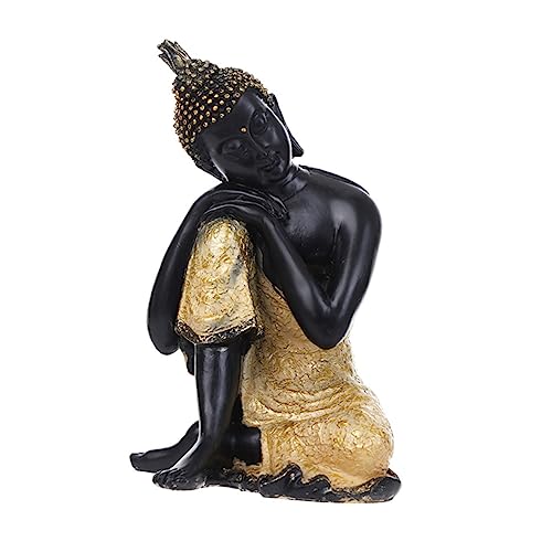 COSMEVIVI Aquarium-Ornamente Buddha-Statue Aquarium-Dekoration stilvolles Aquarium-Ornament aus Kunstharz für Zuhause und Geschäft von COSMEVIVI