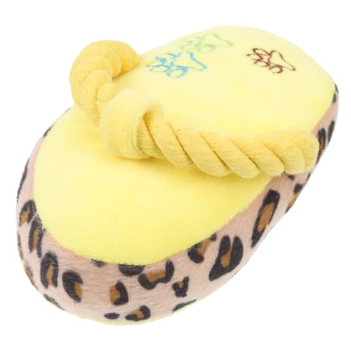 COSMEVIVI 1Stk Spielzeug Toy Decompression Toy Dogs Toys Stuffed Soft Toys Dog Toy Plüschtier zum Kauen für Hunde Hund Stofftier Haustierzubehör Hund Molar versorgung Yellow von COSMEVIVI