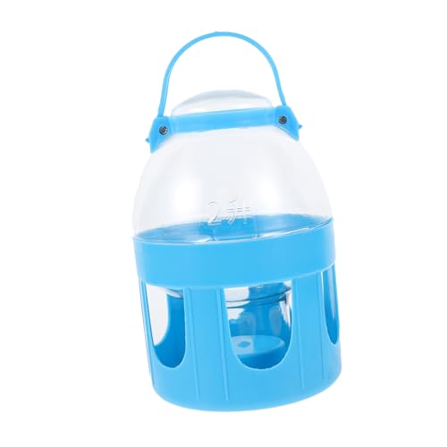 COSMEVIVI 1Stk Taubenkessel Vogelfütterer Trinker vogelfutterspender vogelfutterhäuschen wasserflasche Wasser Flasche Wasserbehälter für die Taubenfütterung Taube Wasserkocher PVC Sky-Blue von COSMEVIVI