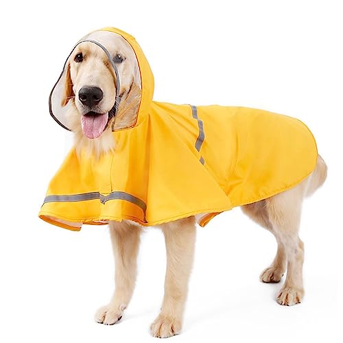 COSMEVIVI 1stk Hund Regen Slicker Regenmantel Für Hunde Hunderegenmantel Hunde-Regen-Hoodie Kleiner Hund Regenmantel wasserdichte Regenjacke Kleine Hundekleidung Welpenkleidung Yellow von COSMEVIVI