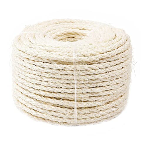 COSMEVIVI 1stk Vintage Schnur Katzenkratzbaum Jute-Teppich Katzenpost Katzenabriebseil Multifunktionales DIY-Seil Katzenkratzer Retro Handgemachtes Dekoratives Seil DIY Seil Sisal von COSMEVIVI