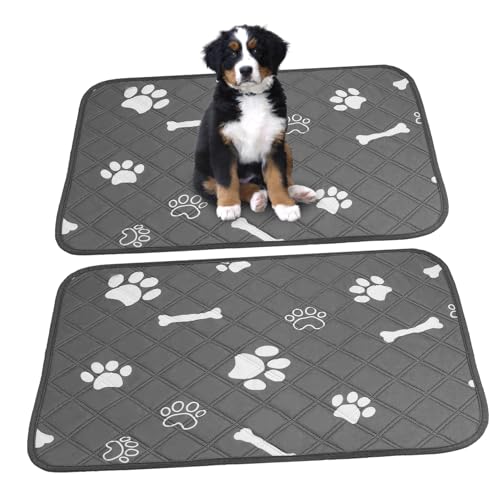 COSMEVIVI Doggie Pee Pads 2er-Set waschbare Trainingsmatten für Haustiere auslaufsichere Pads für Hunde Indoor- und Home-Potty-Pads von COSMEVIVI