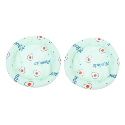 COSMEVIVI 2st Hamster Pad Hundebett Einstreu Für Kleintiere -Seide-Haustier-kühlpads Kleines Tierbett Einstreu Für Hamster Bett Aus Reptilienhaut Hund Kühlung Kühlmatte Eisseide Green von COSMEVIVI