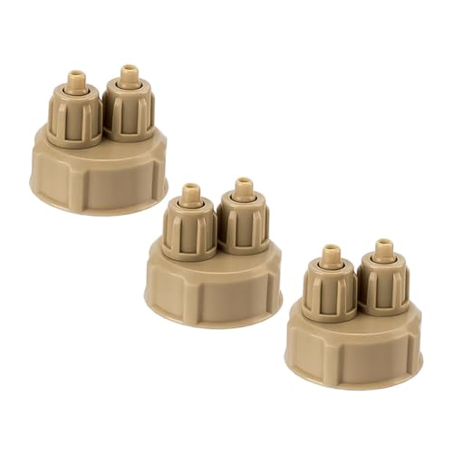 COSMEVIVI Aquarium Co2 Diffusor Flasche Caps Set 3 Stücke Einfach Zu Bedienen Co2 Reaktor Zubehör von COSMEVIVI