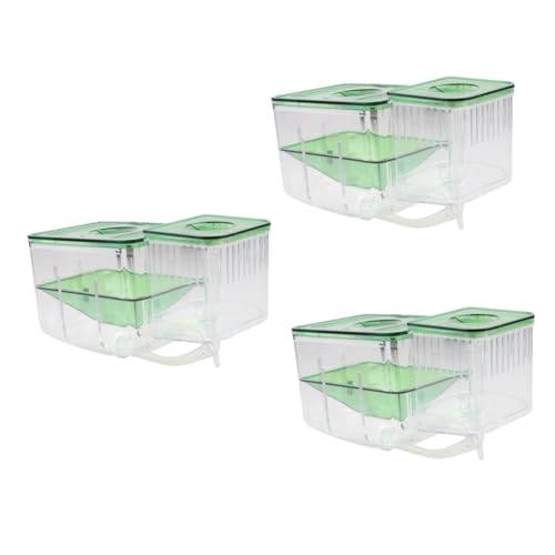 COSMEVIVI 3er-Box Isoliertes Aufzuchtbecken Fischschalen Für Goldfische Fisch-Tanks Fischkorb Betta-fischzubehör Inkubator Für Fischbrütereien Zubehör Für Aquarien Zuchtbecken Für Goldfische von COSMEVIVI