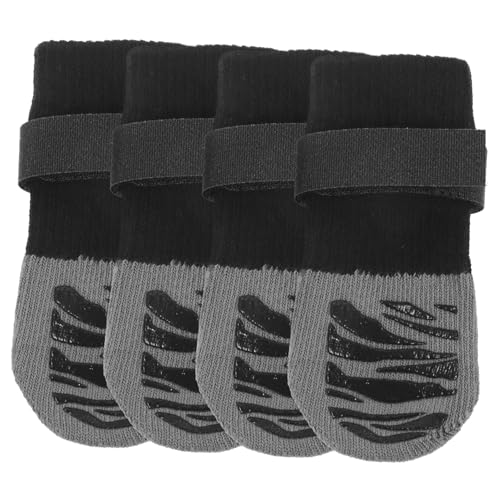 COSMEVIVI 4 Stück Haustier Socken Pfote Atmungsaktive Wintersocken Kompakte Haustiersocken Verschleißfeste Haustiersocken Hundesocke Atmungsaktive Socken Für Haustiere Socken Für Hund Nylon von COSMEVIVI