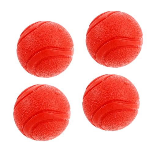 COSMEVIVI 4 Stück Haustierspielzeugball Katzenball Kleines Hundespielzeug Hundebälle Katze Interaktives Spielzeug Kleine Bälle Für Hunde Katze Interaktiver Ball Hundebeißspielzeug von COSMEVIVI