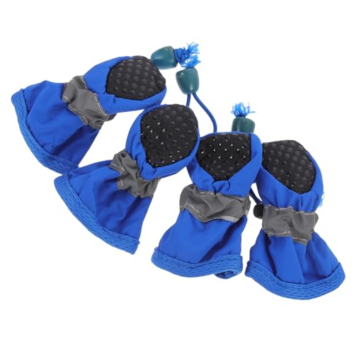 COSMEVIVI Outdoor-hundeschuhe Regenstiefel Für Haustiere 4-teiliges Set Robustes Und Bequemes Hundeschuhwerk von COSMEVIVI