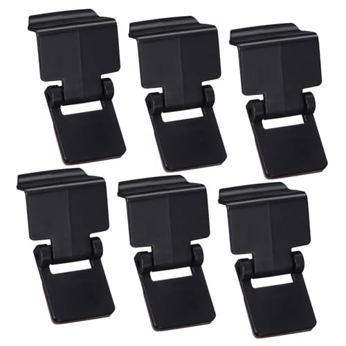 COSMEVIVI 6st Zylinders Chloss Clips Für Schlangenkäfige Haustierbehälter Schildkrötenbecken Mit Deckel Verschluss Für Das Schildkrötenbecken Zubehör Für Schildkröten-terrarien Black Plastik von COSMEVIVI