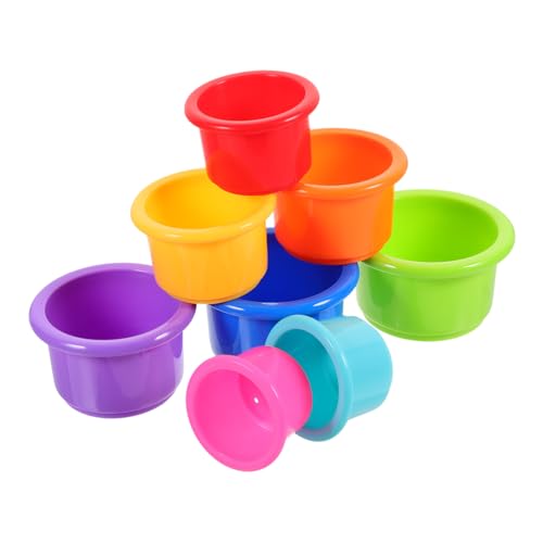 COSMEVIVI 8pcs Interessanter Kaninchen Nistt Cup Toy Practical Food Cup Für Hasenbasen -stapel -Tasse von COSMEVIVI