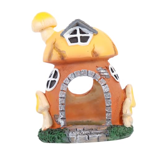 COSMEVIVI Aquarium-Pilzdekoration pilzhaus Mushroom House Zimmerdekorationen mit Pilzen Aquarium Dekoration Aquarium Landschaft Ornament Aquariumdekorationen Aquarium Höhle Fischhöhle Harz von COSMEVIVI