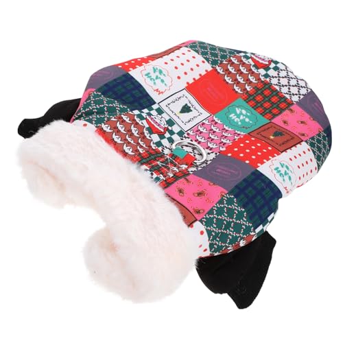COSMEVIVI Baumwollmantel für Hunde Hundebekleidung Weihnachtssto Weihnachtshundekleidung Welpen-Pyjama Hunde Winterkleidung Haustiermantel Hund wintermantel entzückendes Hundekleid Polyester von COSMEVIVI