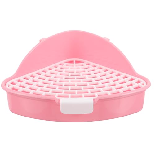 COSMEVIVI Triangle Häschen Toilette Abnehmbarer Kleintier-Pott Platzsparend Für Ecken Einfach Zu Reinigen Für Kaninchen Und Kleine Haustiere COSMEVIVI Triangle Häschen Toilette Abnehmbarer Kleintier-Pott Platzsparend Für Ecken Einfach Zu Reinigen Für Kaninchen Und Kleine Haustiere von COSMEVIVI