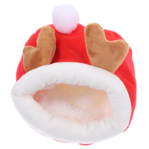 COSMEVIVI Hamster Baumwollnest Igel Bett Rattenbett Hamsterspielzeug Frettchen Bett Meerschweinchenhaus hamsterbett pet Heating pad Chinchilla- Käfige für Meerschweinchen Baumwolle rot von COSMEVIVI