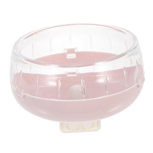 COSMEVIVI Hamster-Rollrad untere Basis 12 cm rosa geräuschloses Laufrad Haustierspielzeug Chinchilla-Rad für Haustiere von COSMEVIVI