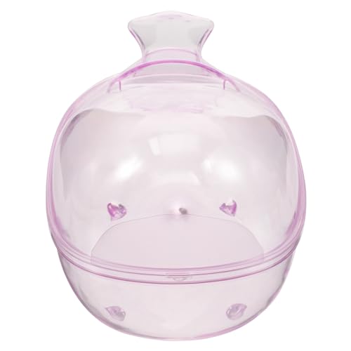 COSMEVIVI Hamsterbad Hamster klo Hamster sandbad Hamstersauna Hamster-Sandbad-Set Hamster Badezimmer Badewanne Sandbadbehälter für Hamster Badschale für Hamster Hamsterhaus Plastik Lavender von COSMEVIVI