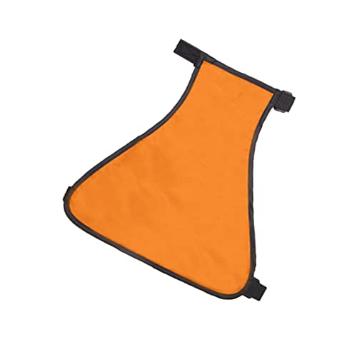 COSMEVIVI Haustier wasserdichte Kleidung Hunde regencape hunderegenmantel Hunde Regenmantel Hunde Regenjacke Hundebauch bedarf für die Hundezucht Hunde-Regen-Hoodie Haustier-Regentuch Orange von COSMEVIVI