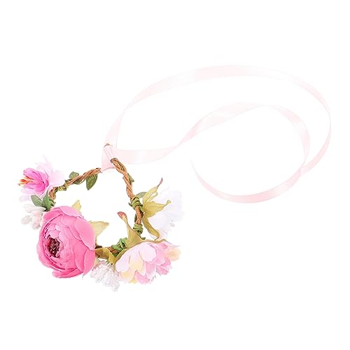 COSMEVIVI Haustierhalsband mit Blumenanhängern Katzenblumenhalsband dekoratives Hundehalsband Wiederverwendbare Welpenhalskette leicht und schmal für Hochzeiten Geburtstage und Partys von COSMEVIVI