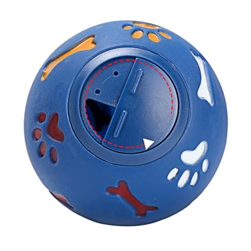 COSMEVIVI Hund Leckt Futter Spielzeug Leckereien Für Welpen Hunde-leckerli Puzzle Ball Behandeln Spielzeug Für Haustiere Undichtes Lebensmittelspielzeug Hundebälle Plüschtiere Blue von COSMEVIVI