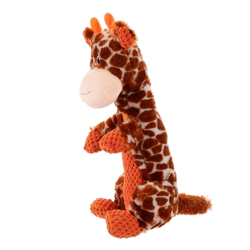 COSMEVIVI Hundekauspielzeug Giraffe üschspielzeug Mit Quietscher Ideales Spielzeug Gegen Langeweile Für Kleine Und Große Hunde Fördert Spiel Und Spaß von COSMEVIVI