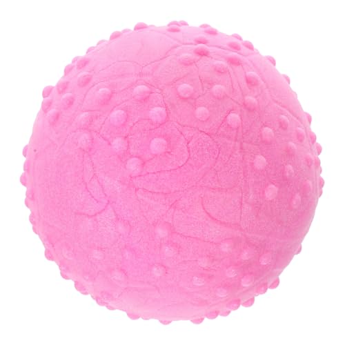 COSMEVIVI Hundespielzeugball Beiß Für Welpen Hunde-Action- Welpe Plüschspielzeug Für Hunde Draußen Fängt Der Hund Quietschende Spielzeuge Kleines Hundespielzeug Rosy Gummi von COSMEVIVI