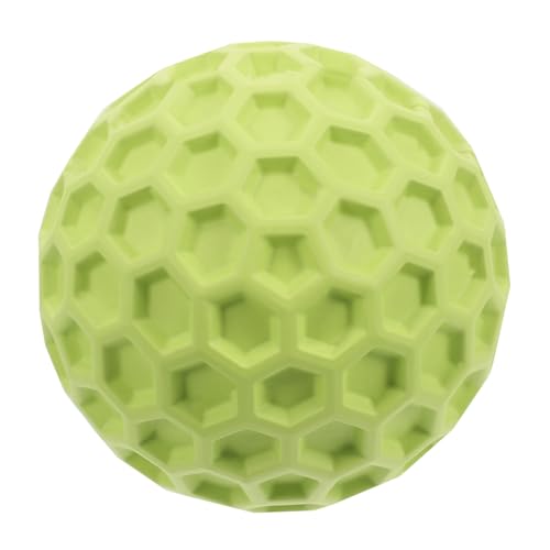 COSMEVIVI Hundespielzeugball Beißspielzeug Für Welpen Kleiner Hundeball Welpenbälle Für Kleine Hunde Trainingsball Für Hunde Kauball Für Welpen Tennisbälle Für Hunde Light Green Gummi von COSMEVIVI