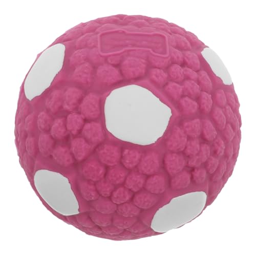 COSMEVIVI Hundespielzeugball Quietschbälle Für Hunde Groß Bälle Für Hunde Zum Apportieren Welpenball Ball Für Hund Aktiver Rollender Ballhund Hundebälle Für Mittelgroße Hunde Gummi Violett von COSMEVIVI