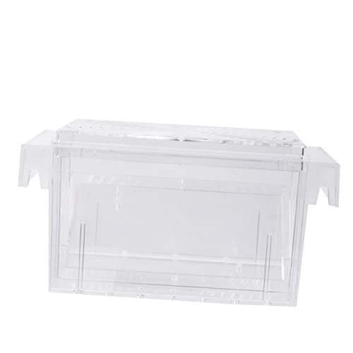 COSMEVIVI Kasten Zuchtbecken für Aquarien Aquarium Brüterei Inkubator für Fischgarnelen Aquariumzubehör Tumbler inkubator Garnelen Inkubator Guppys isoliertes Aufzuchtbecken Transparent von COSMEVIVI