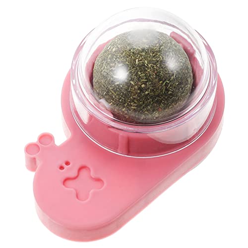 COSMEVIVI Cymbidium-Kugel Silvervine Katzenminze-Bälle Selbstklebender Katzenminze-Ball Selbstklebendes Katzenminze-Spielzeug Katzen-Leckereien Für Hauskatzen von COSMEVIVI