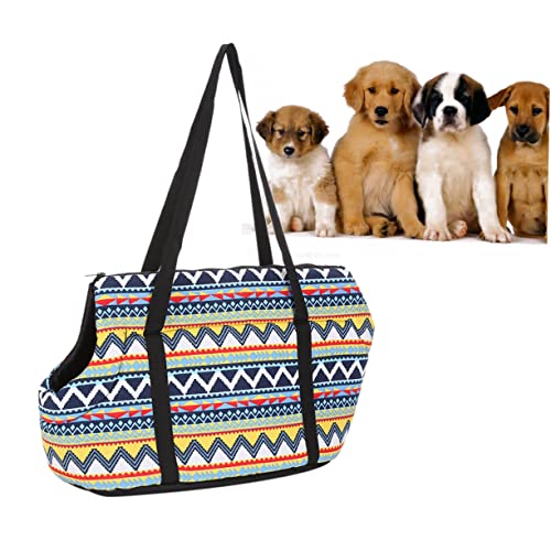 COSMEVIVI Stylischer Hunde Schultertragebeutel Pet Backpack Für Unterwegs Tragbare Hundetasche Für Kleine Hunde Größe S Ideal Für Reisen Und Ausflüge Robuste Materialien Komfortabel von COSMEVIVI