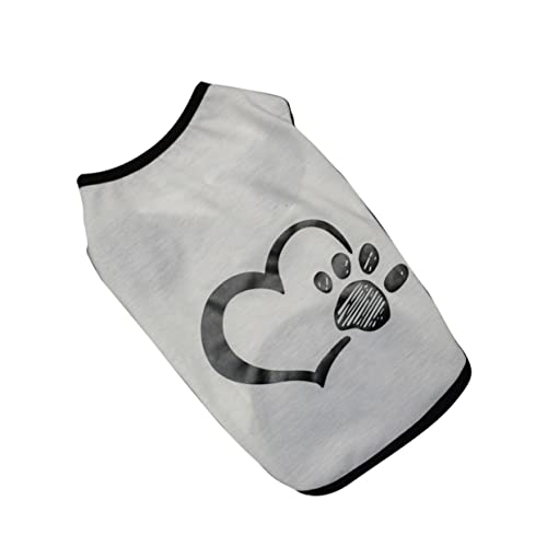 COSMEVIVI Party-hundetuch Hunde-t-Shirt Hunde-Outfits Hundehemden Patches Für Haustierwesten Sommerkleidung Für Hunde Kleine Hundeweste Coole Hundekleidung Haustierweste Für Welpenweste Weiß von COSMEVIVI