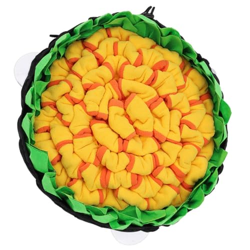 COSMEVIVI Haustier langsam Matte Hund Snuffle Pad Leck Pad Fleece Oxford Tuch Material zufällige Farbe von COSMEVIVI