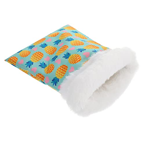 COSMEVIVI Schlafsack Für Hamster Kleine Tierverstecktasche Frettchen Rattennestbett Meerschweinchen Schlafbett Meerschweinchen-Nest Meerschweinchenhaus Hamsterbett Sky-Blue Oxford-Stoff von COSMEVIVI