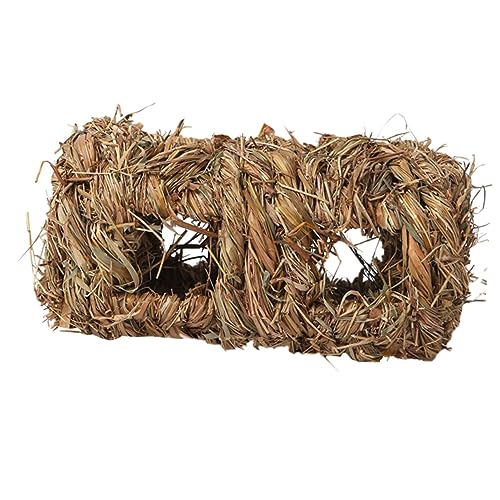 COSMEVIVI Hamster-strohnest Bequemes Ruhe-beißnest Für Meerschweinchen Haustier-Stroh-Woven-Nest-Tunnel COSMEVIVI Hamster-strohnest Bequemes Ruhe-beißnest Für Meerschweinchen Haustier-Stroh-Woven-Nest-Tunnel von COSMEVIVI