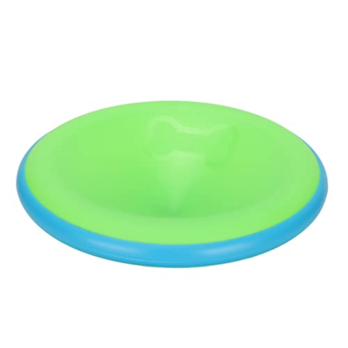 COSMICROWAVE Dog Flying Disc Toy, Soft Dog Floating Saucer, Dog Flying Disc Training Interactive Toy, Lightweight Floating Flying Disc Dog Sports Toy for Small Medium Large Dogs Outdoor Sport (Green) von COSMICROWAVE